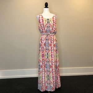 FINAL SALE! Multicoloured Ivanka Trump Maxi Dress